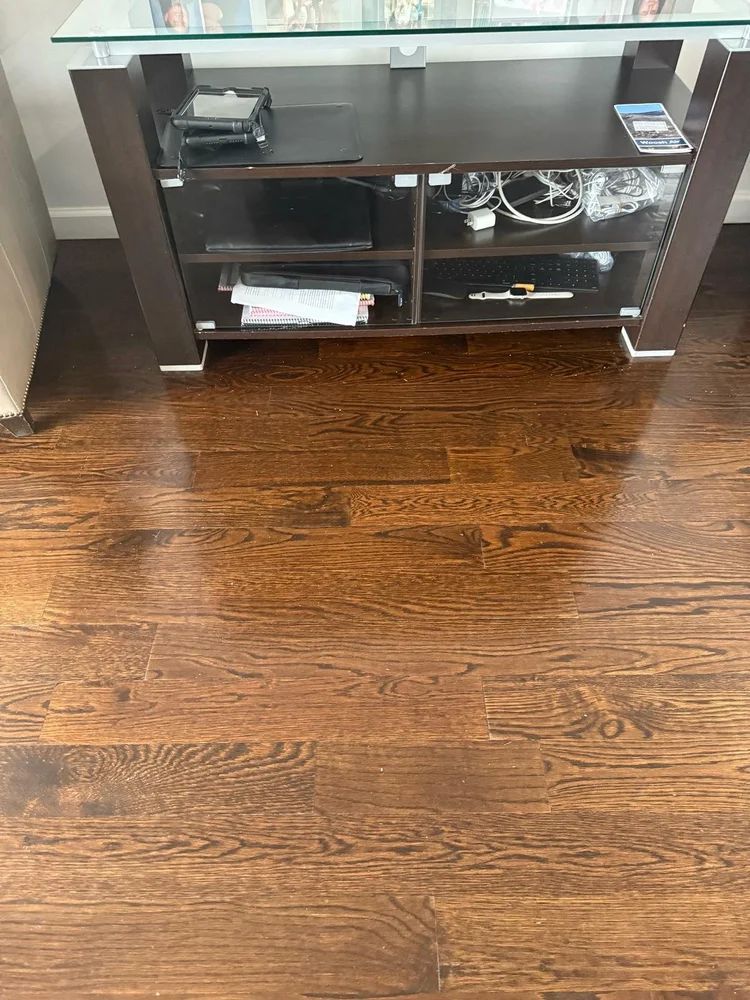 Glass top Media console 