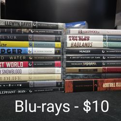 Criterion Blu-rays And 4K