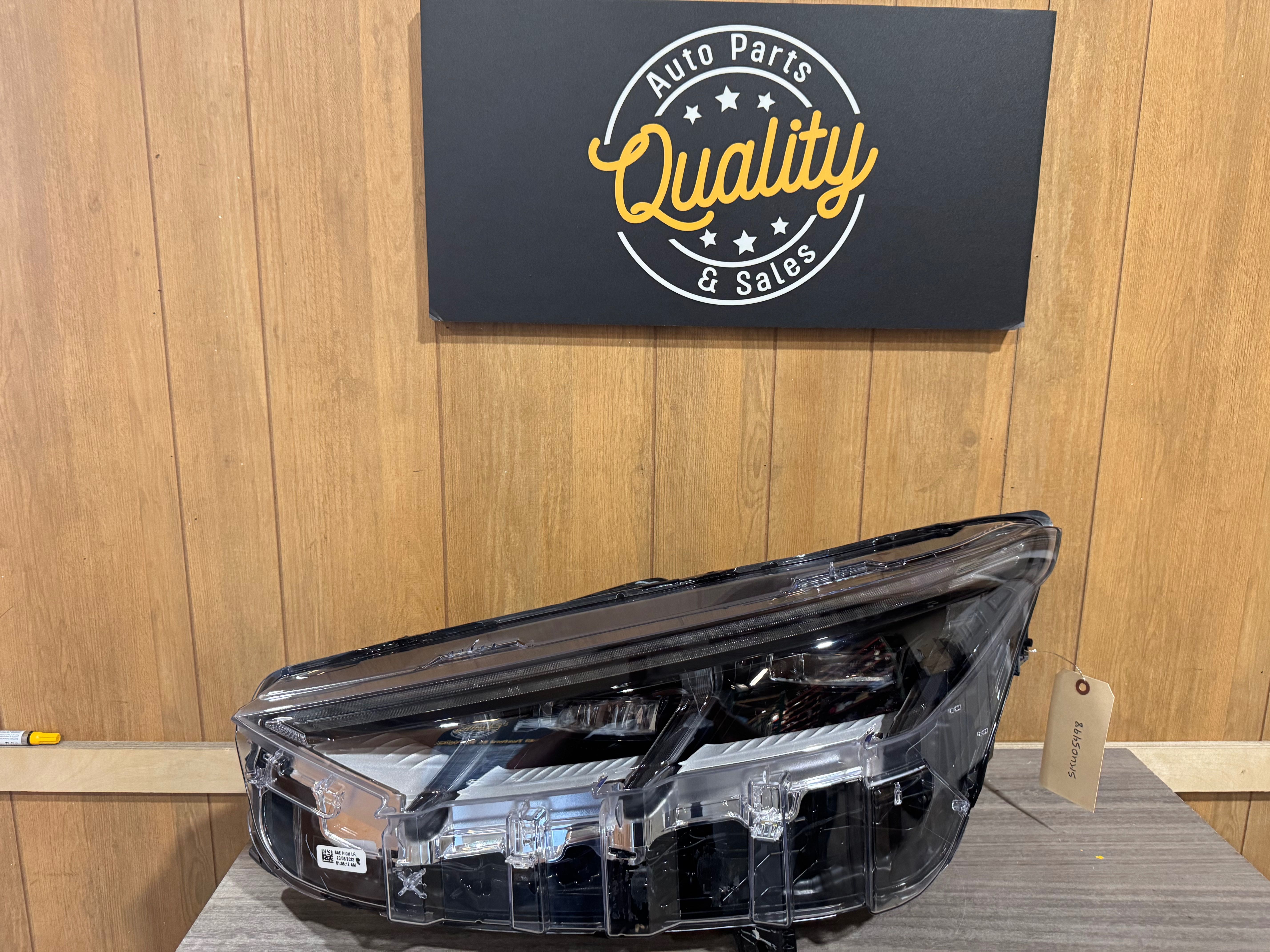 2021 2022 2023 2024 2025 Ford Mustang Mach E Driver Side Left Side Headlight