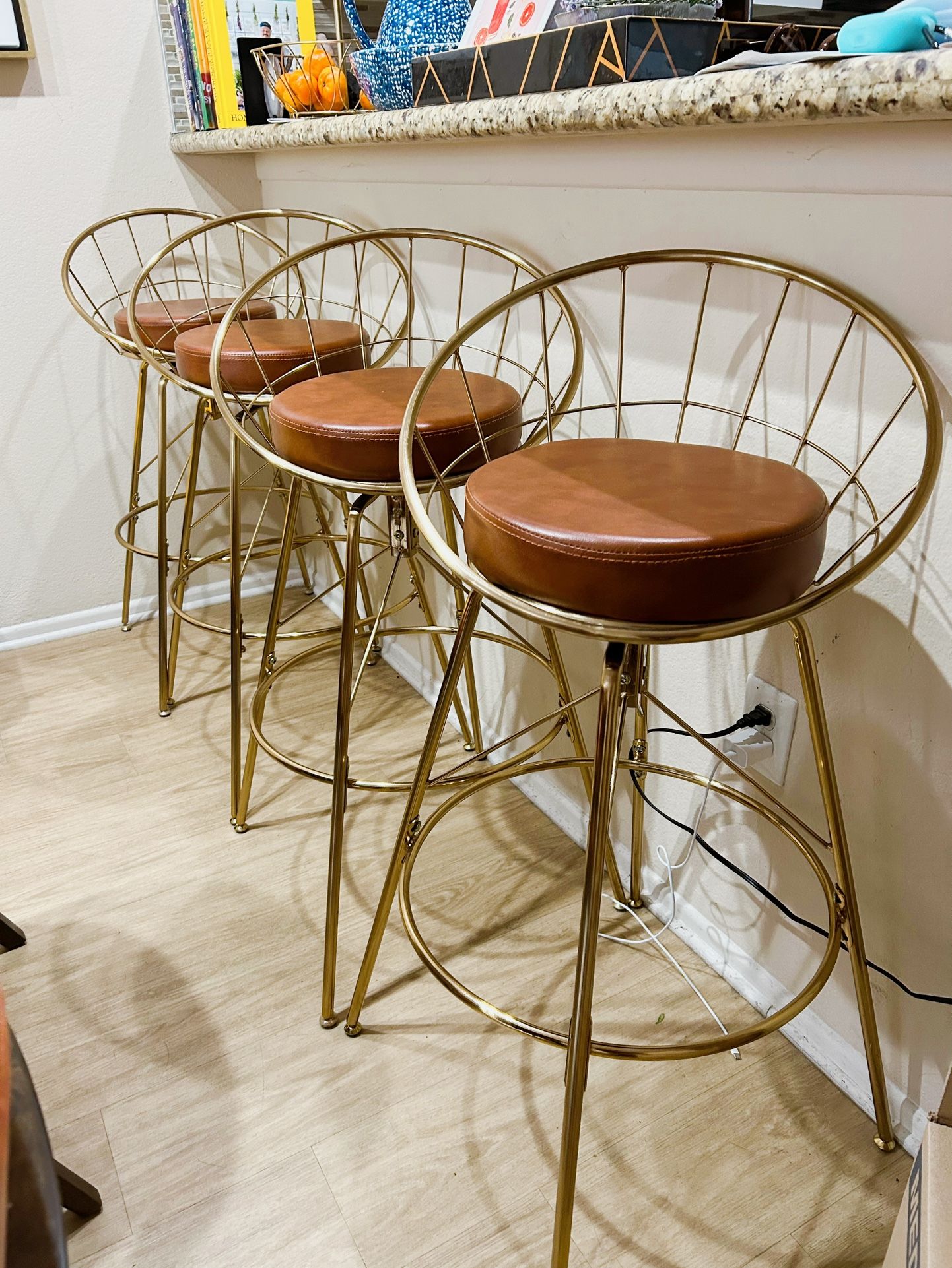 Swivel Bar Stools - Set Of 4