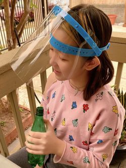 Rotatable face shield with Adjustable headband