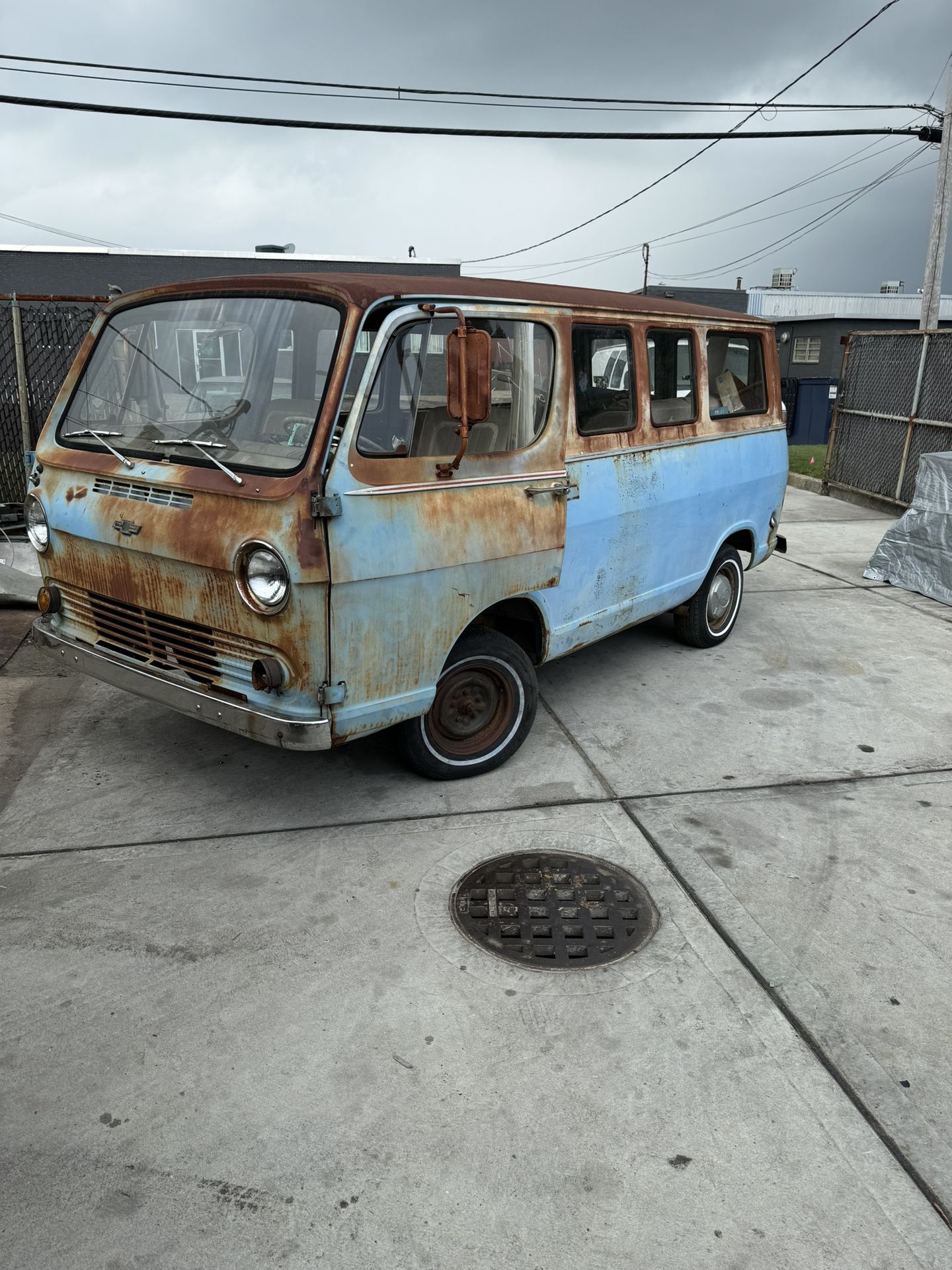 65 Chevy G10 Sportsman Flat Window Van Survivor