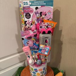 Minnie mouse Easter basket