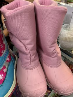 Girls snow boots size 10
