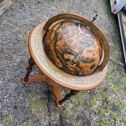 Large Vintage Bar Globe 