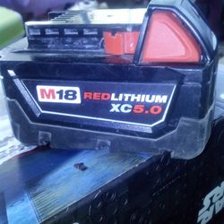 MILWAUKEE XC 5,0 M18 BATTERY