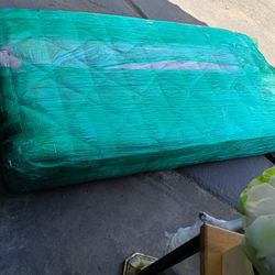 Day Twin Bed With Frame & Mattress plus Top Foam Mattress 