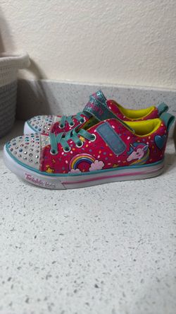 Girls Light up Sketchers Twinkle toes shoes