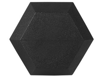 NEW Pair of 25lb Rubber Hex Dumbbells