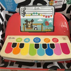 Baby Einstein Cal’s First Melodies Magic Touch Wooden Piano Musical Toy 