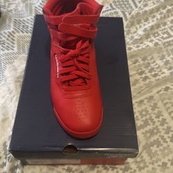 Red Reebok High Top Sneakers