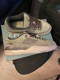 Jordan Flight Court Medium Olive/Black-Khaki Size 13 - Worn Once w/ Box (Negotiable Price)