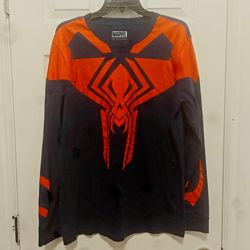 Our Universe Marvel Spider-Man Across The Spider-Verse 2099 Shirt LG Hot Topic
