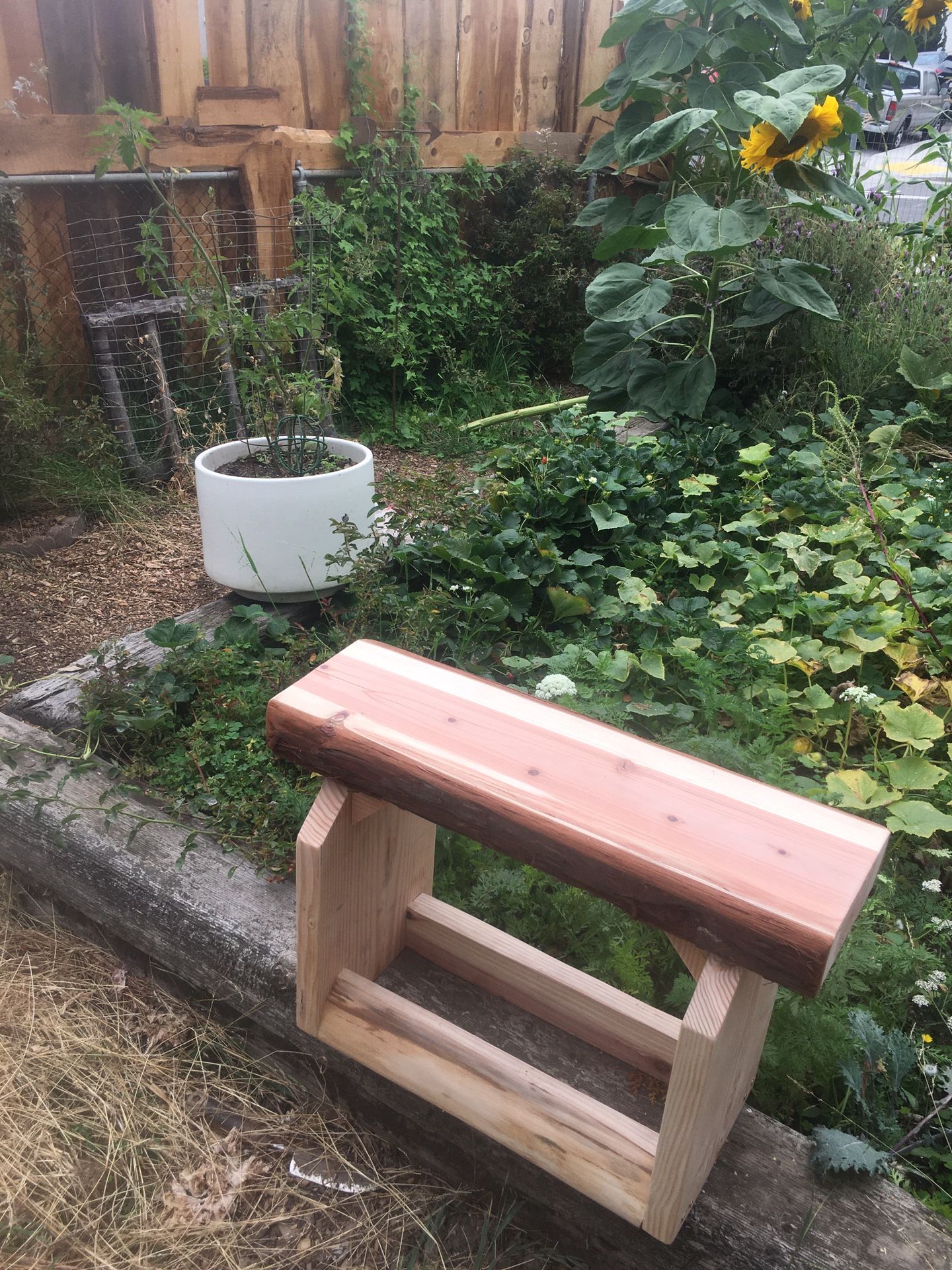 Rustic Hand Made Bench