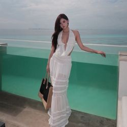 Beach Dress Vacation Dress  Size:S