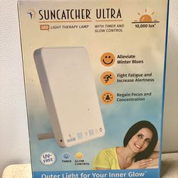 Light Therapy Lamp with Timer and Glow Control New