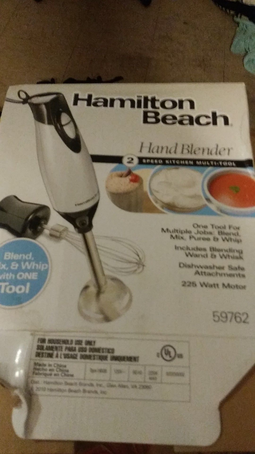 Hamilton beach hand blender