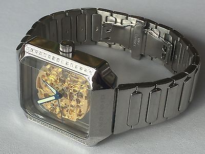 ANDROID MYSTIQUE SKELETON AUTOMATIC WATCH with DIAMONDS