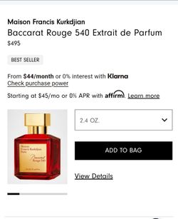 Maison Francis Kurkdjian
Baccarat Rouge 540 Extrait de Parfum