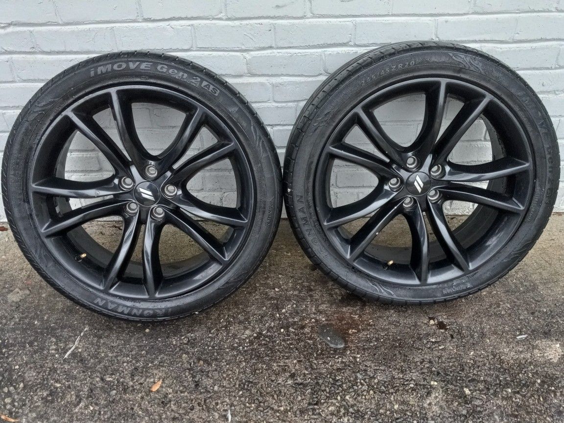 Two 20in Rims Rt Charger OEM