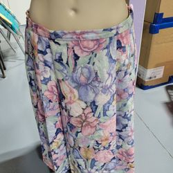 Patchington Women's Floral Skirt Sz M