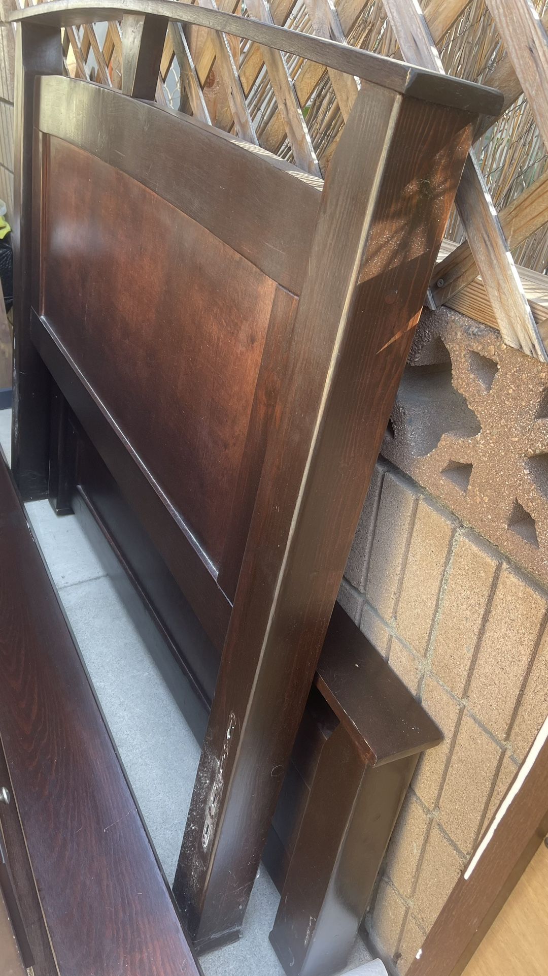 Bed Frame and drawer chest