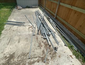 Fence poles