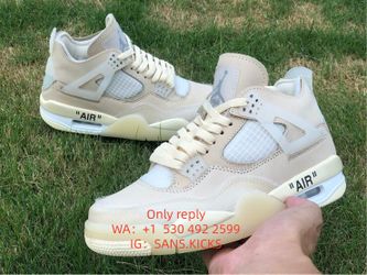 Off-White x Wmns Air Jordan 4 Retro SP 'Sail'