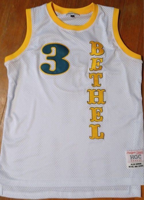 Allen Iverson High School Jersey Men's Size Large Bethel Headgear