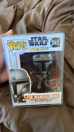 FUNKO POP CHROME MANDALORIAN FIRST EDITION FULL CHROME
