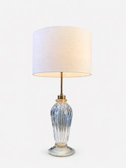 Mid-Century Modern Height Adjustable Murano Glass Table Lamp, c.1960’s - Delivery Available