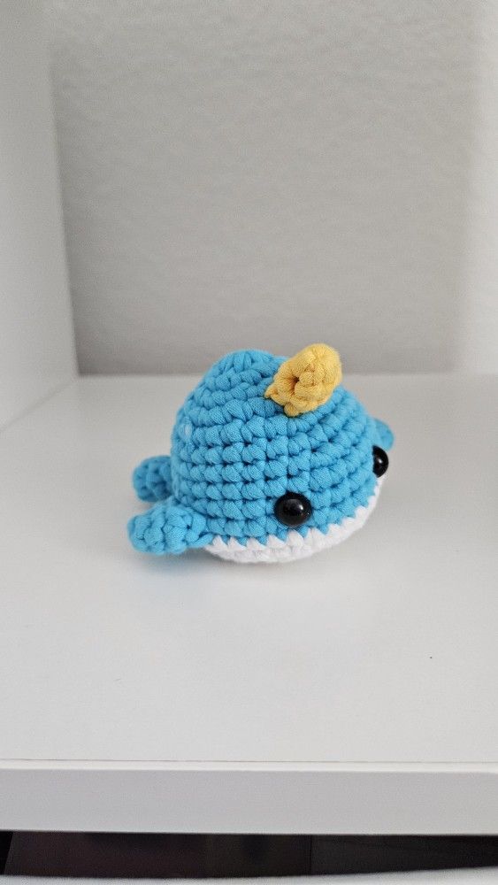 Crochet Narwhal Handmade Plushie