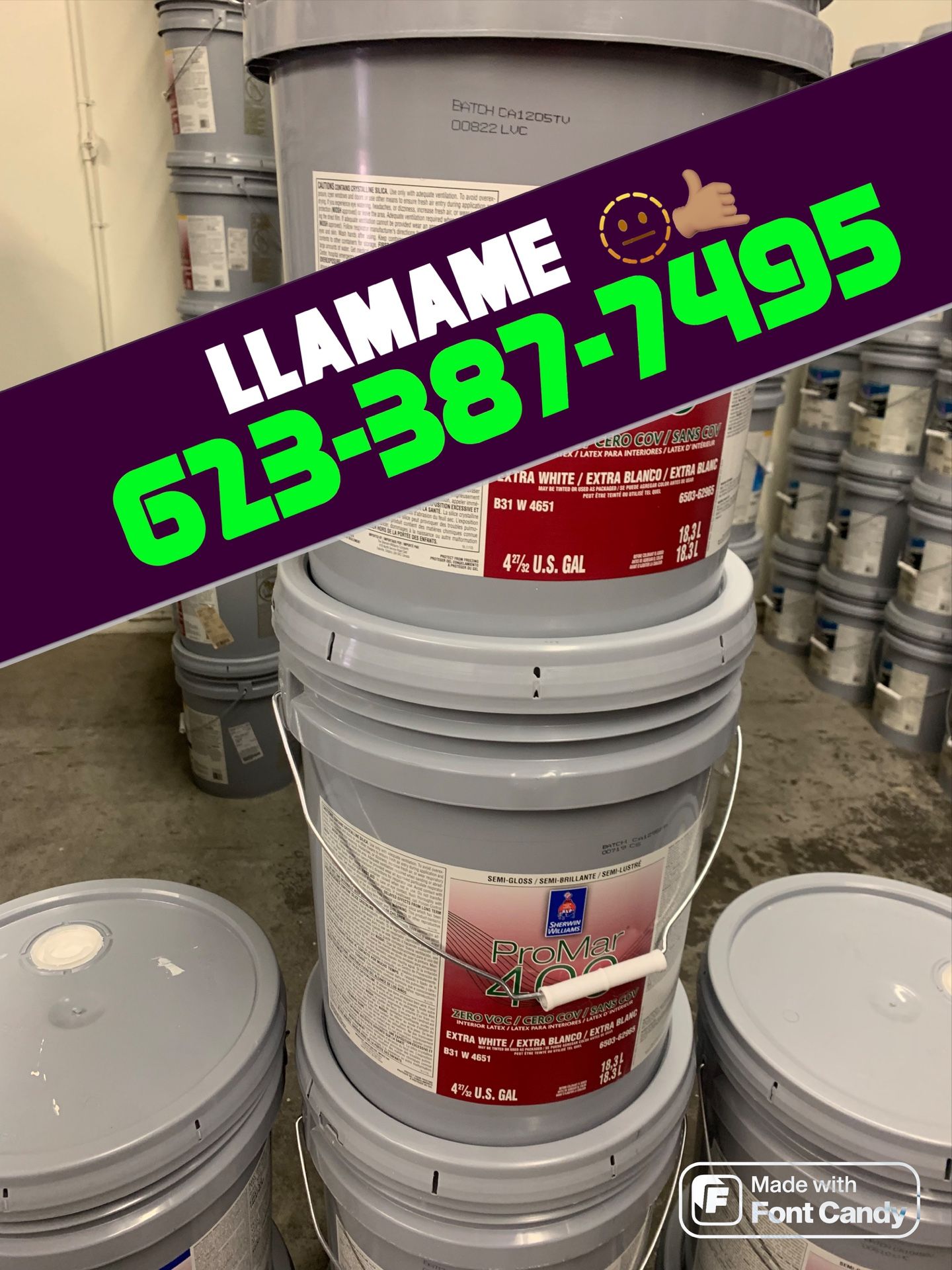 White Semigloss Paint