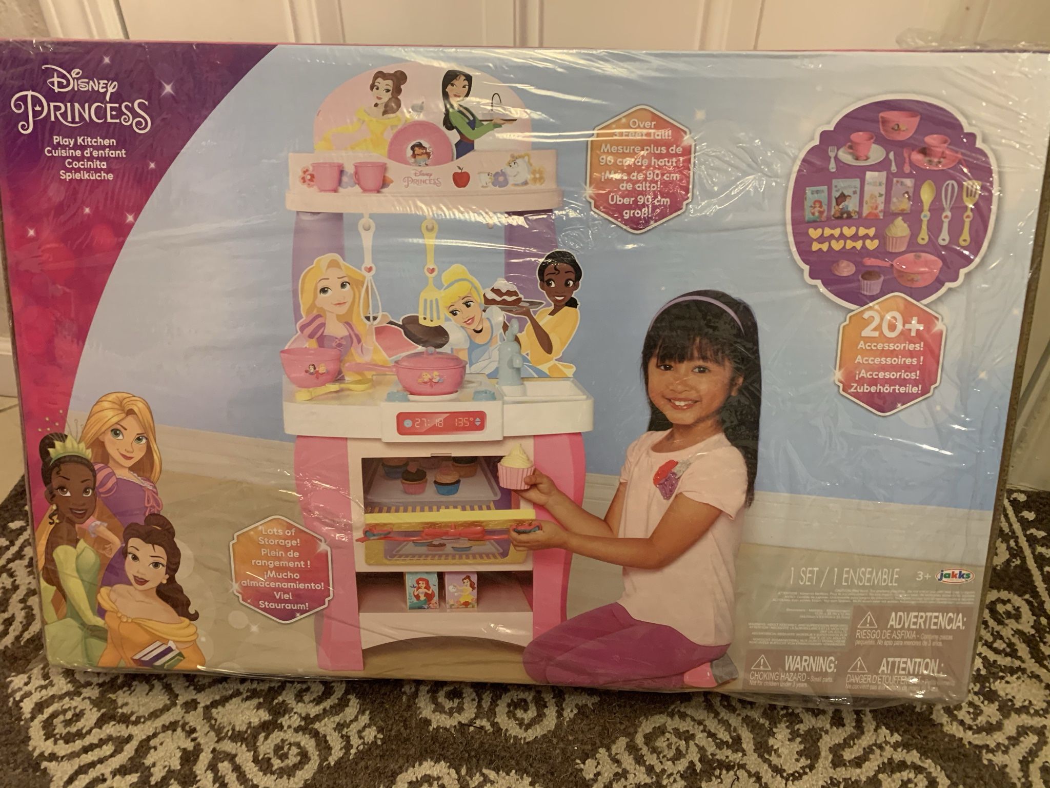 Disney Princess Play Kitchen With Accessories