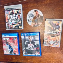 PS3, PS4, PC, PSP Games (1 New) $3-$12 GTA5, GTA4, Red Dead Redemption & (NEW Call of Duty Ghosts-PC