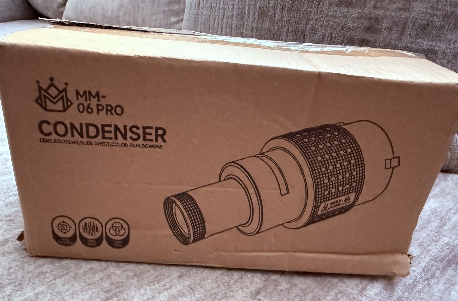 MM-06 Pro Condenser Lens Focusing Slide Sheet Color Film