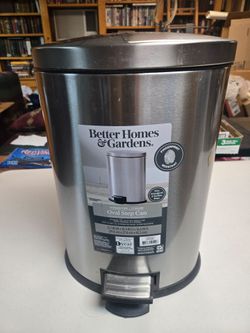 3.1 gal stainless steel trash can