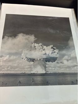 Photograph H-Bomb test in the Solomon Islands rare photo