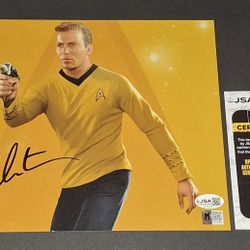 🔥 William Shatner autographed 8x10 JSA COA 🔥