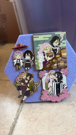 Demon Slayer mitsuri and obani pins