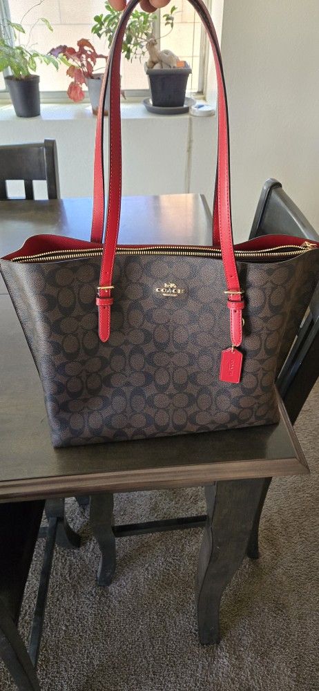 COACH Mollie Tote Signature Canvas 1665 Outlet