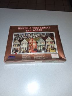 HOMES OF YESTERDAY AND TODAY BUILDING KIT NEW FACTORY SEALED
