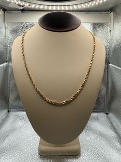14k rope chain