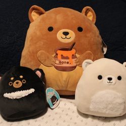  Squishmallow Bears 