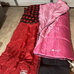 Sleeping Bags And Air Mattress 