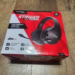 HyperX Cloud Stinger Core – Wireless Lightweight Gaming Headset, DTS Headphone:X spatial audio, Noise Cancelling Microphone, For PC, Black

