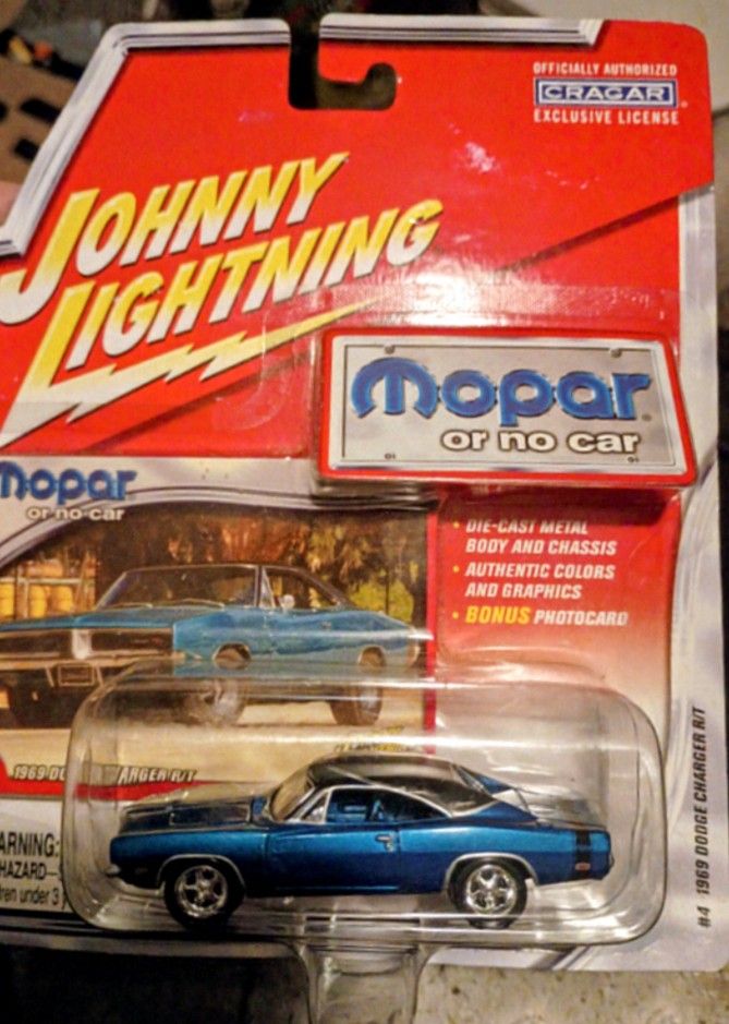 Vintage Johnny Lightning Sealed Dodge Charger