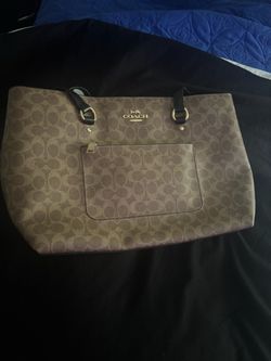 Brown coach bag