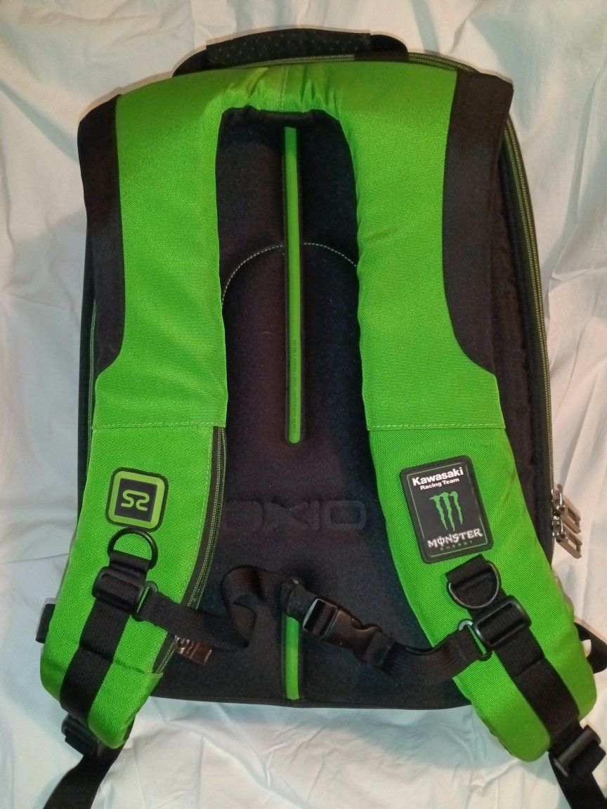 KAWASAKI Racing Team & Monster Energy Large Hard Shell Motorcycle