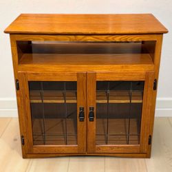 Riley Holliday Brown Oak Mission Entertainment Center / TV Stand